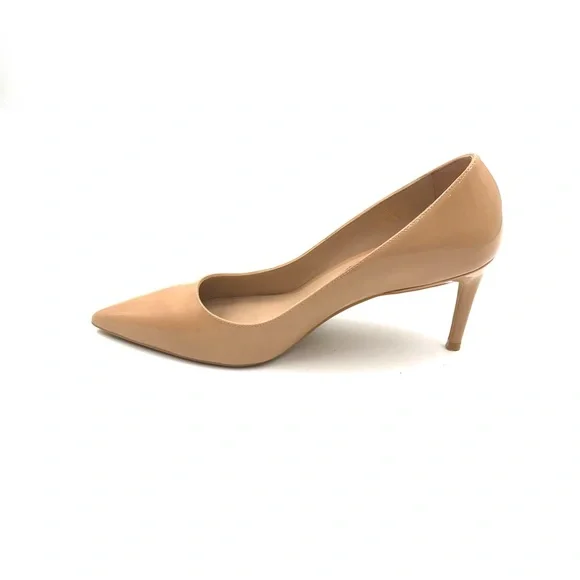 Stuart Weitzman Linsi 75 Pump Adobe Patent Leather Size 8.5 - Picture 4 of 10